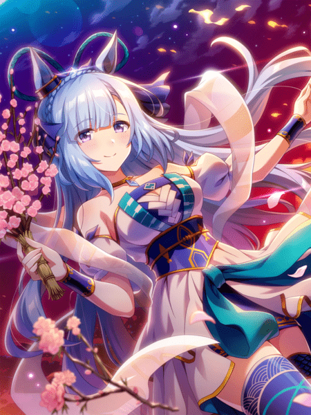 夜風に舞うは祈りの花