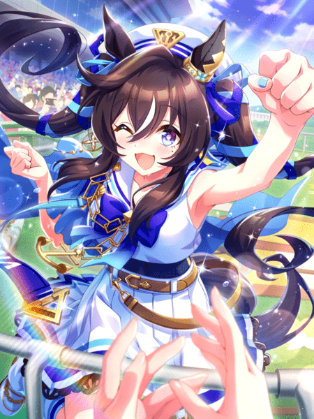 会心のウイニングスマイル